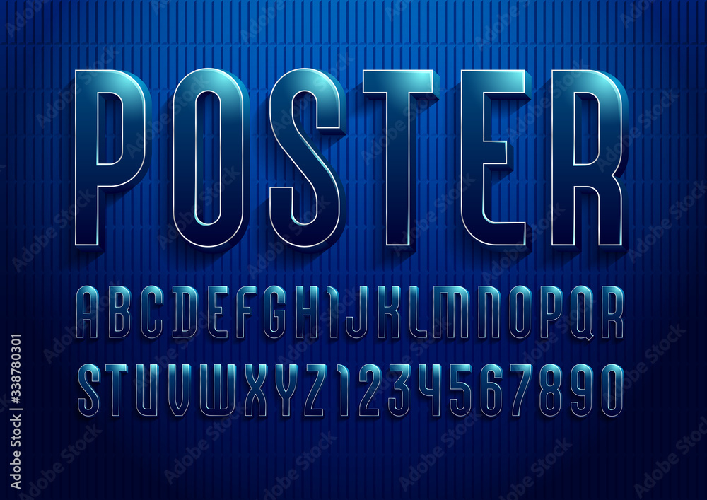 3d font from dark blue color, trendy gloomy alphabet sans serif, modern letters and numbers for your logo, flyer, film poster, fashion banner, vector illustration 10eps. 3d font from dark blue color, trendy gloomy alphabet sans serif, modern letters and numbers for your logo, flyer, film poster, fashion banner, vector illustration 10eps.