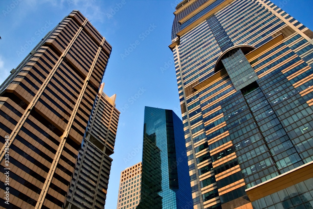 Naklejka premium Biznesowe wieżowce