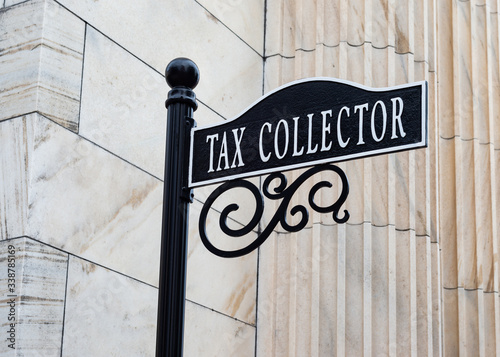 Valokuva Tax Collector Sign