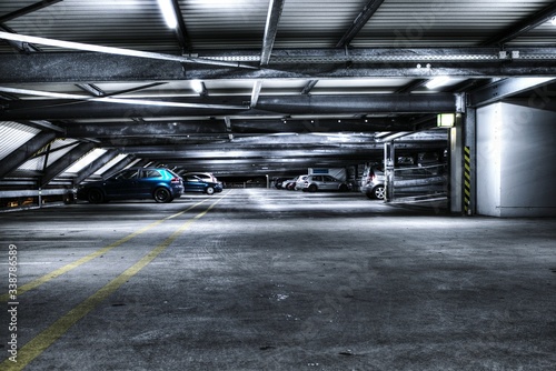 Cars In Parking Garage