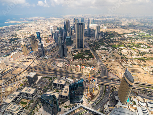 Dubai aus Vogelperspektive