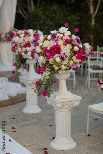 Beautiful arrangement for special wedding