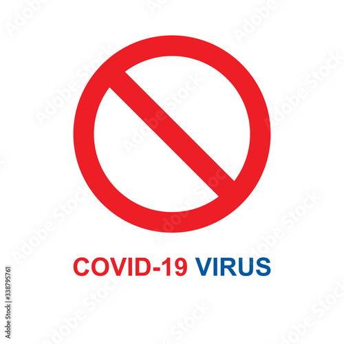 Free Download Corona virus STOP sign. Coronavirus symbol, vector. Covid 19 - GFXLoad
