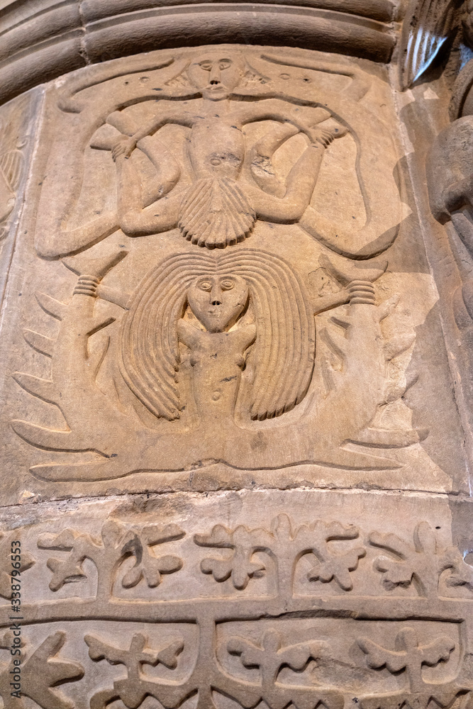 Medieval church of Gropina, Tuscany, interior