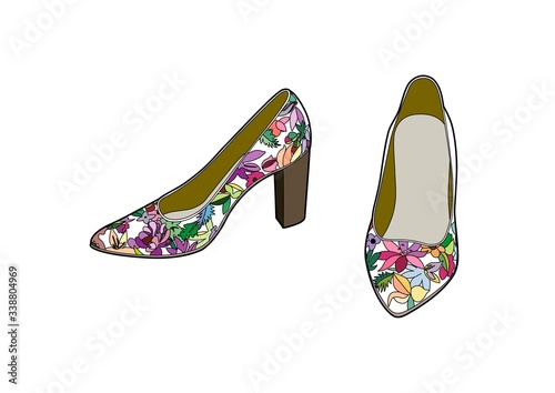 Flower shoes