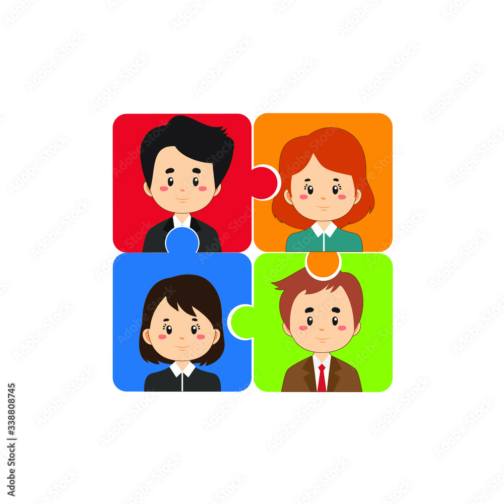 Collaborative People Concept Vector Illustration Collaborative People Concept Vector Illustration