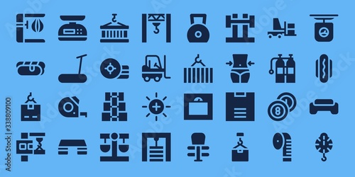weight icon set