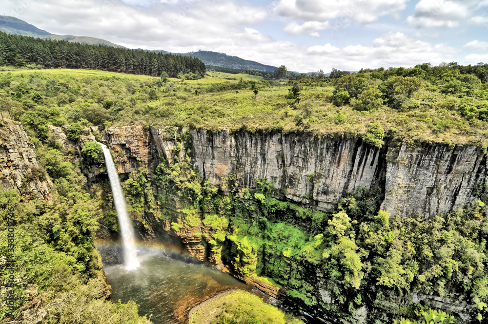  Mac-Mac Falls  - a waterfall on the Mac-Mac River in Mpumalanga, South Africa. 