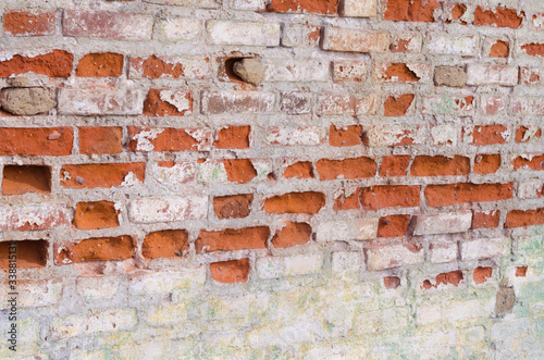 Grunge brick wall, texture and background