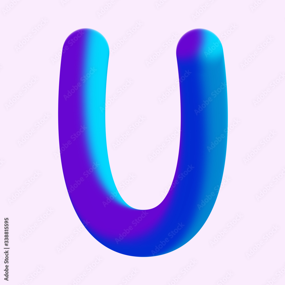 Gradient alphabet Gradient alphabet