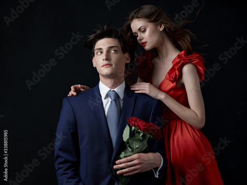 young man and woman