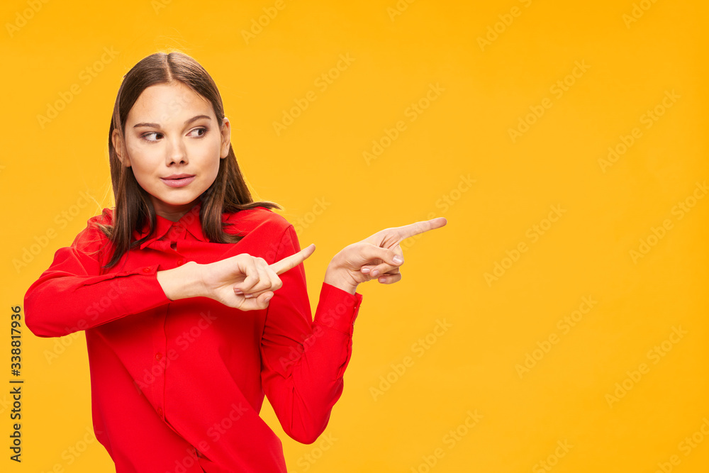 young woman holding a paintbrush young woman holding a paintbrush