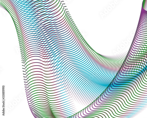 Abstract background blend wave line design for Wallpaper, Banner, Background, Card, Book Illustration, landing page