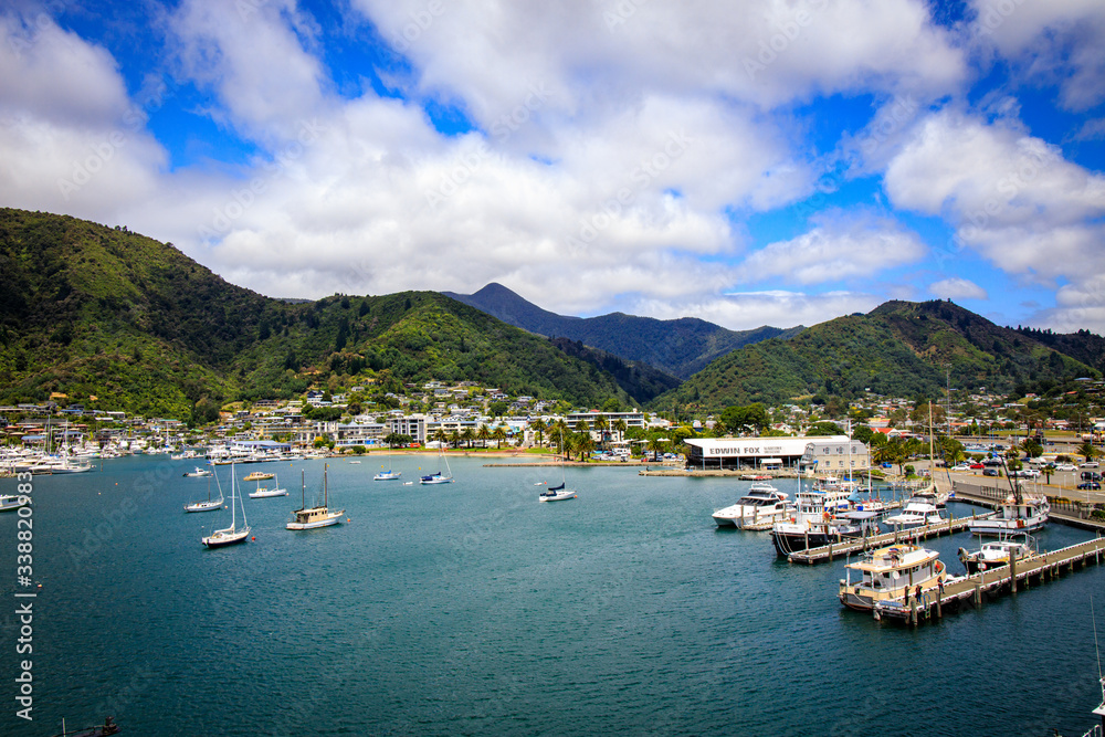 boats in the bay