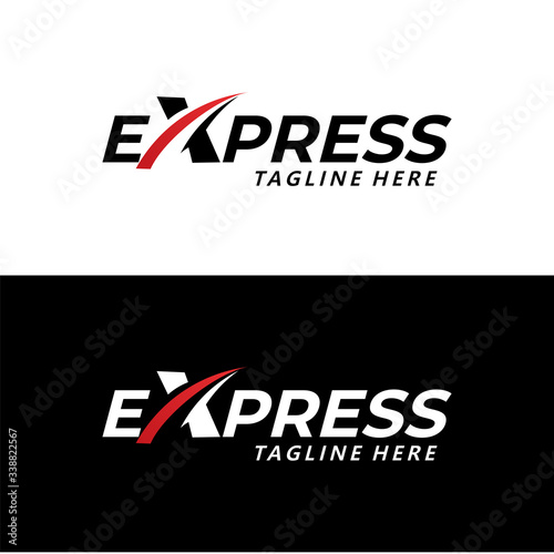 express logo icon vector isolated