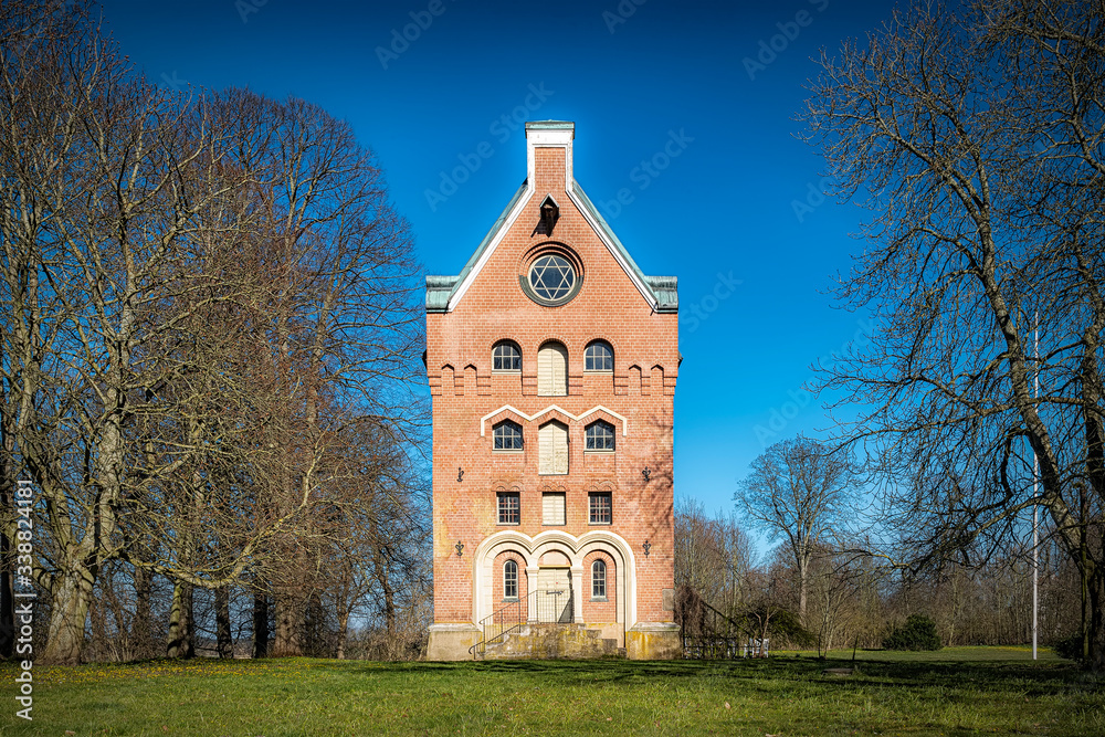 Naklejka premium Borgeby Castle Borjes Torn Facade