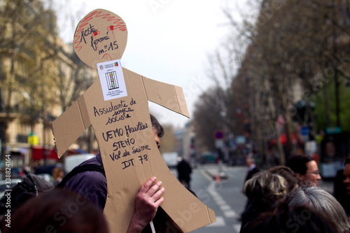 Manifestation des travailleurs de la justice photo