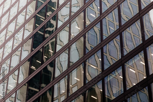 Reflections in the windows of high-rise buildings in Frankfurt © Matthias