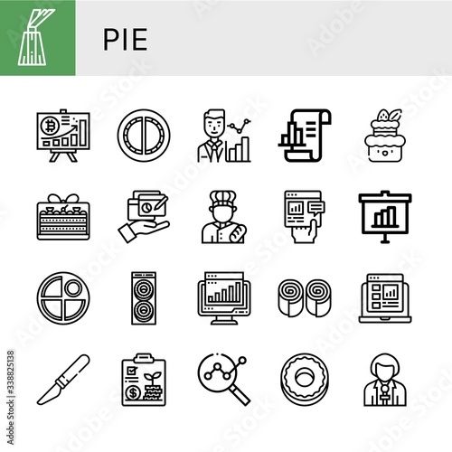 pie icon set