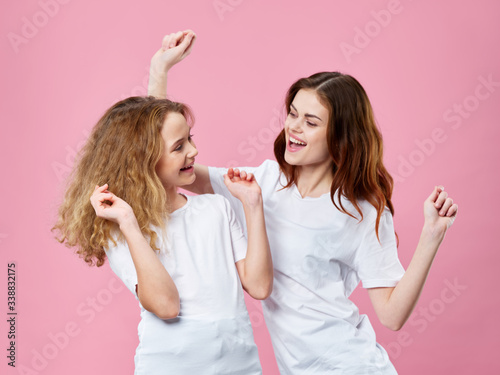 two young women fighting