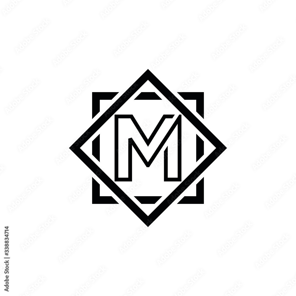 MM M letter logo design icone MM M letter logo design icone