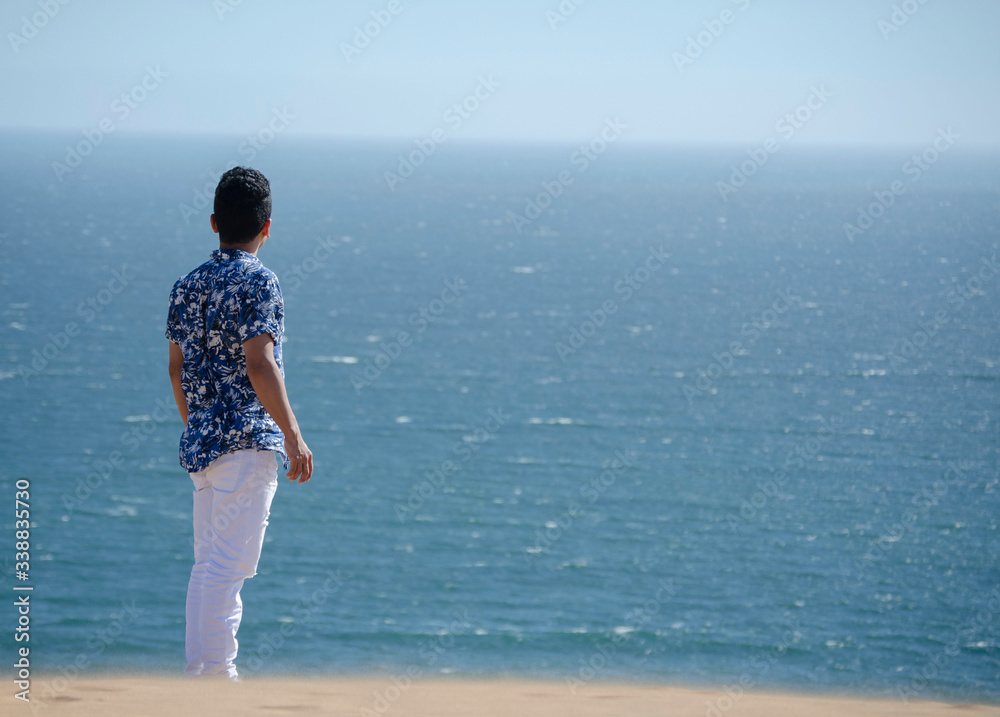 Young boy on the beach
