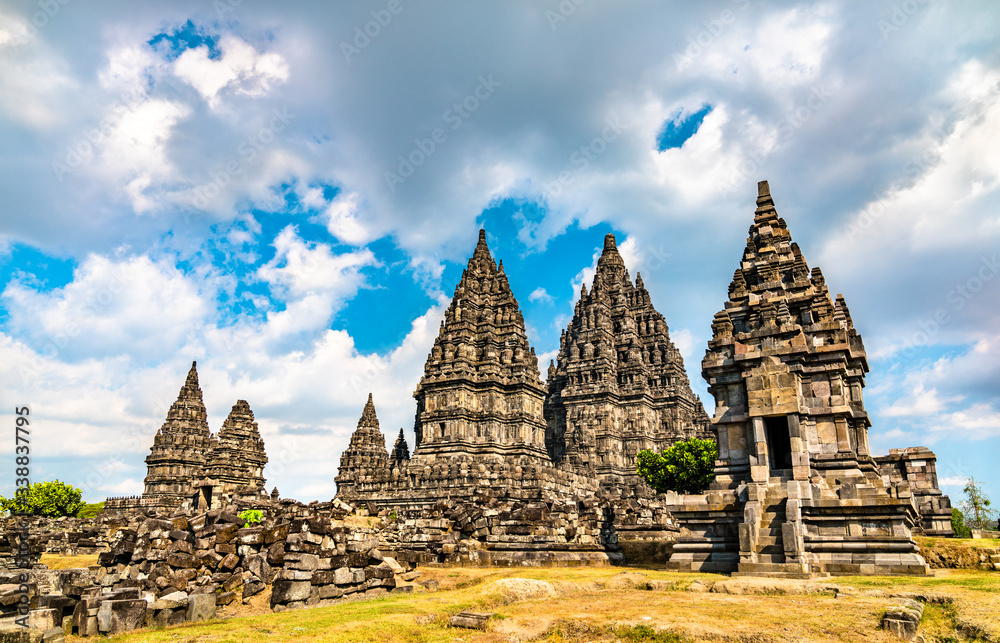 Prambanan Temple near Yogyakarta. UNESCO world heritage in Indonesia