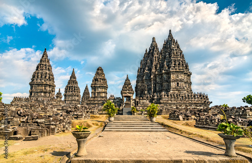 Prambanan Temple near Yogyakarta. UNESCO world heritage in Indonesia