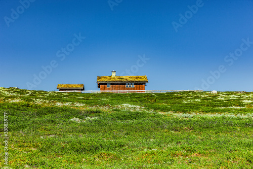 Blockhaus im Rondane Nationalpark, Norwegen