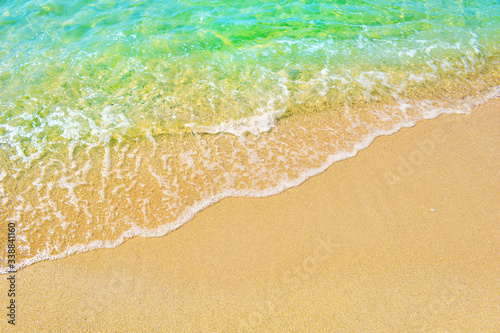 sand beach and sea surface for background