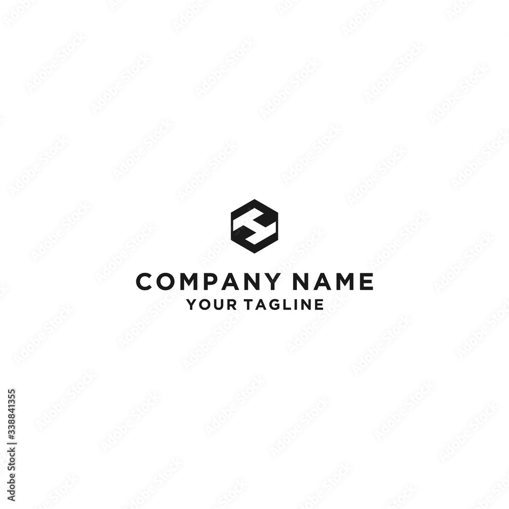 Letter H logo icon design template elements