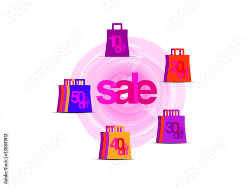 ícones para vendas como sacolas, targets, tags, etiquetas, promoções, para acoes na black friday ou em qualquer outro momento promocional.  