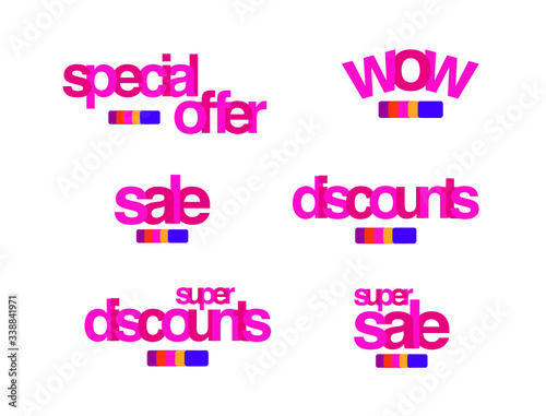 ícones para vendas como sacolas, targets, tags, etiquetas, promoções, para acoes na black friday ou em qualquer outro momento promocional.  