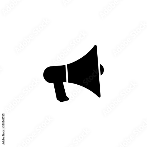 megaphone icon, megaphone sign and symbol vector design