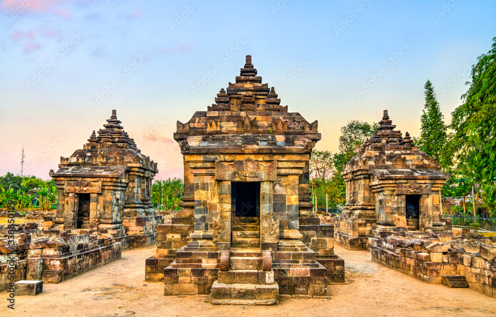 Candi Plaosan Kidul, a Buddhist temple near Prambanan in Central Java, Indonesia