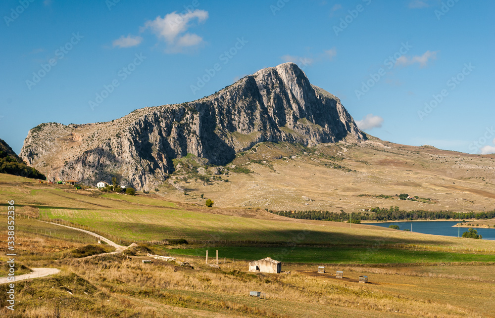 Rural landscape in inland Sicily, near Piana degli Albanesi