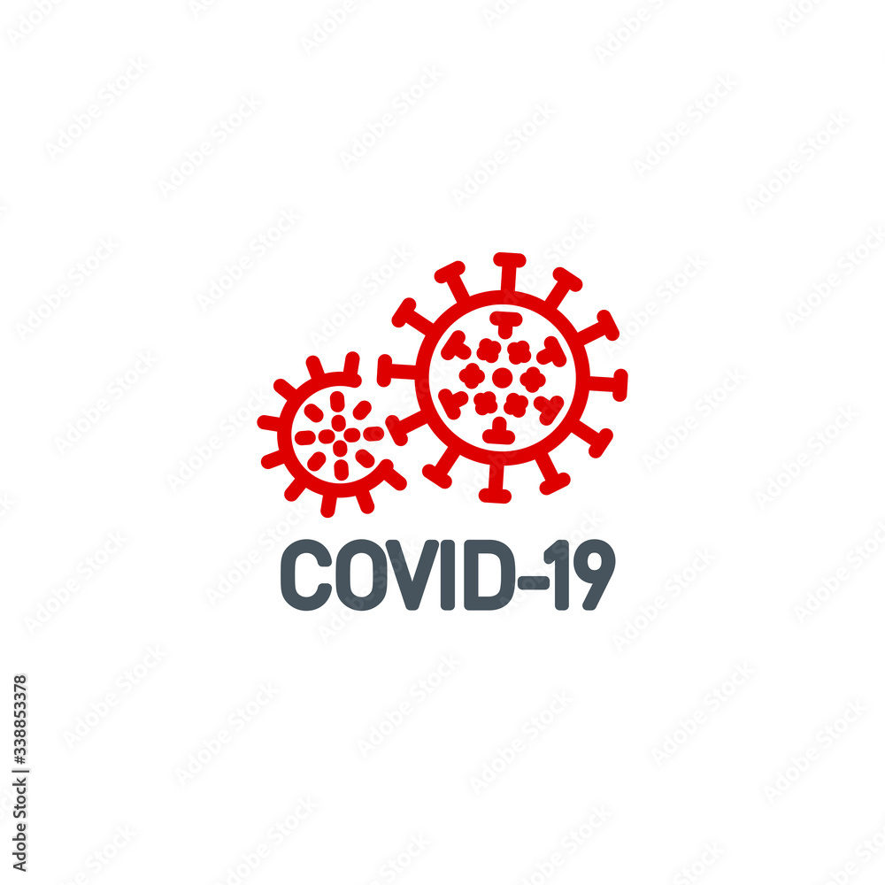 Coronavirus Covid19 disease pandemic single line icon isolated on white background. Perfect outline symbol illness virus banner. Quality design element medicine vaccine pneumonia with editable Stroke. Coronavirus Covid19 disease pandemic single line icon isolated on white background. Perfect outline symbol illness virus banner. Quality design element medicine vaccine pneumonia with editable Stroke.