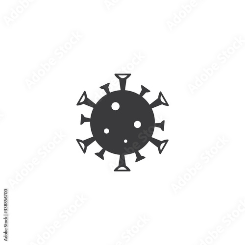 Coronavirus logo design template
