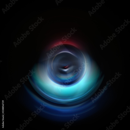 glowing abstract background like a lens