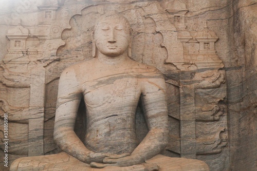 The Gal Vihara, also known as Gal Viharaya and originally as the Uttararama, is a rock temple of the Buddha situated in the ancient city of Polonnaruwa in North Central Province, Sri Lanka.