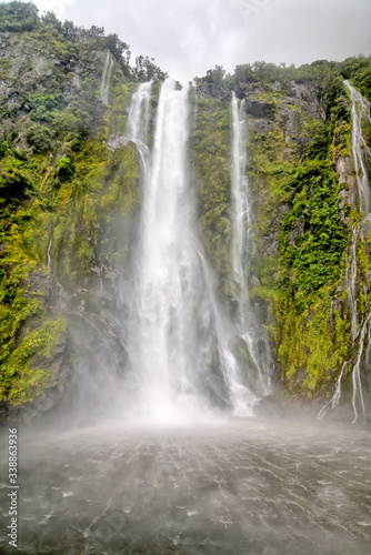 Milford Sound - a fiord in the south west of New Zealand's South Island within Fiordland National Park.