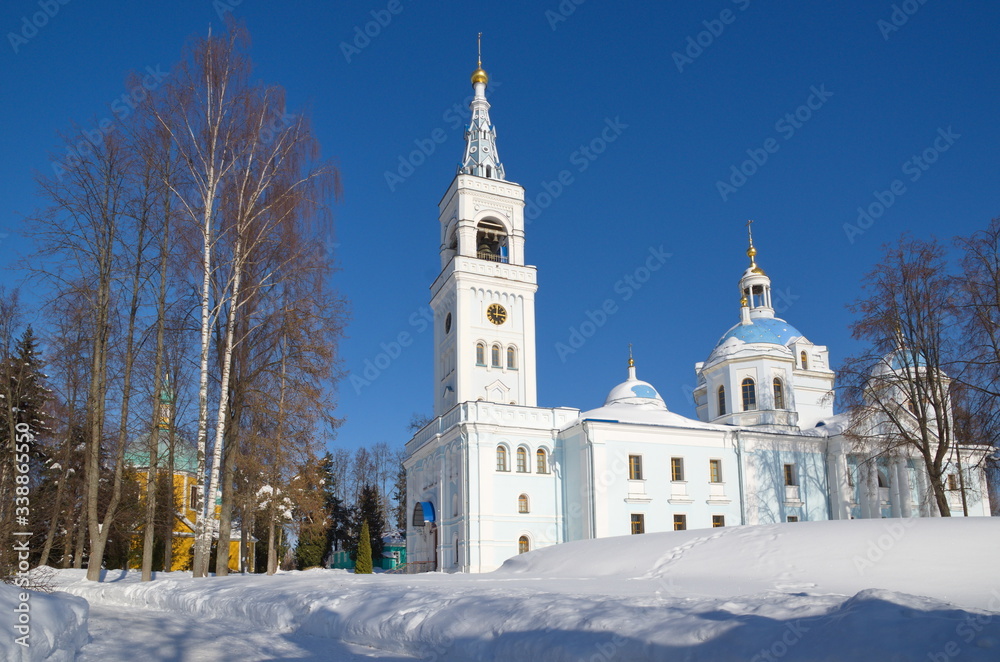Cathedral of the Saviour in Spaso-Blachernae monastery. Russia, Moscow region, Dmitrov district, Dedenevo Cathedral of the Saviour in Spaso-Blachernae monastery. Russia, Moscow region, Dmitrov district, Dedenevo