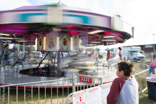 Carousel at carnival