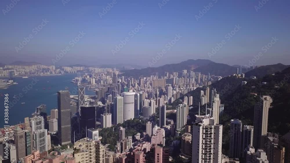 Central Hong Kong, China Aerial Central Hong Kong, China Aerial