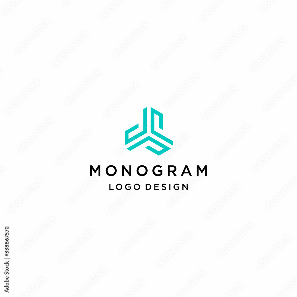 Obraz premium Modern and clean line logo design of triangle shapes with clear background - EPS10 - Vector.