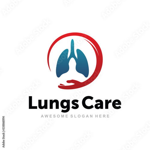 Lungs Logo, Lungs Logo Vektor