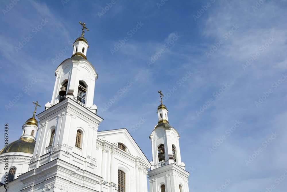 Assumption Cathedral in Vitebsk. Orthodox church. Belarus.