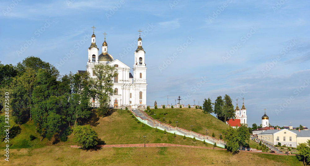 Assumption Cathedral in Vitebsk. Orthodox church. Belarus.