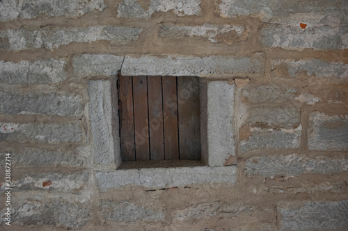 old wooden window