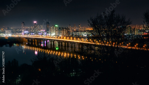 Kyiv city at night. Ukraine © OlgaOvcharenko